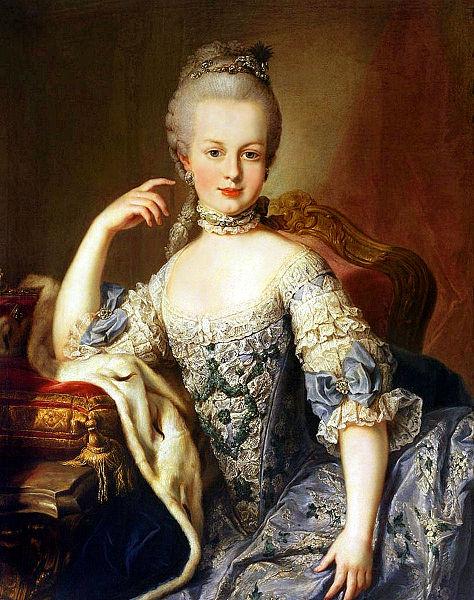 MEYTENS, Martin van Portrait of Archduchess Maria Antonia of Austria Germany oil painting art